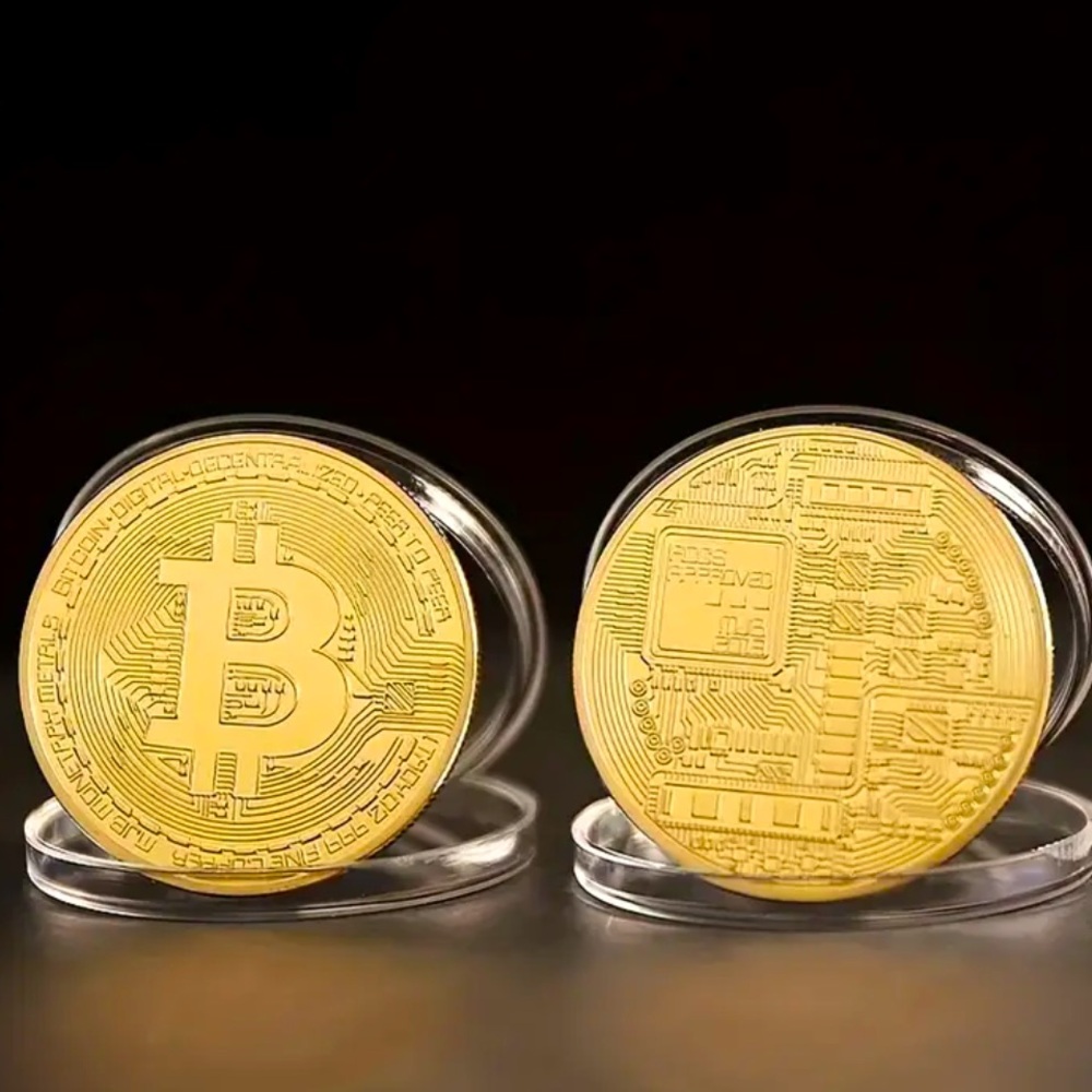NWT Bitcoin Collectible Commemorative Coin